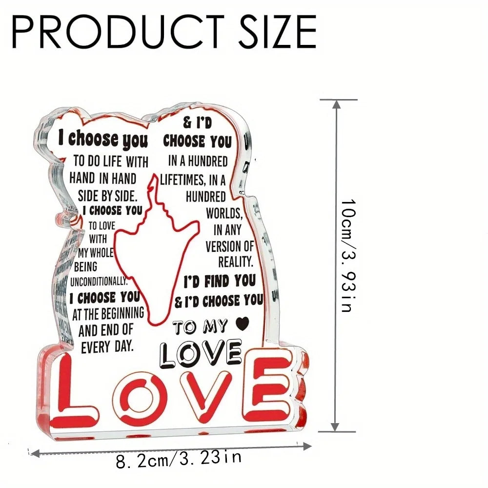 Personalized Romantic Couple Gift for Weddings & Anniversaries