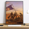 Helldivers II HD Canvas Art Print – Game-Inspired Wall Decor