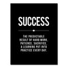 Motivational Canvas Wall Art – Grind Hustle Success