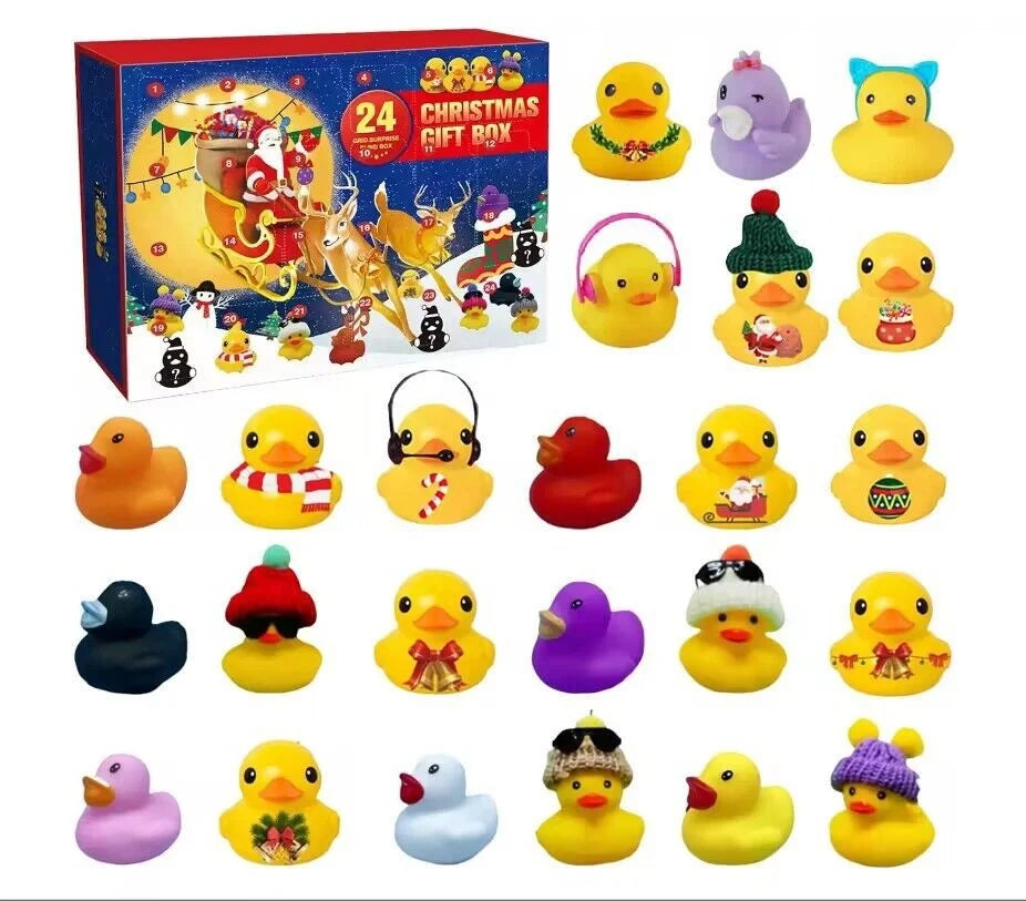 24-Day Christmas Rubber Duck Advent Calendar