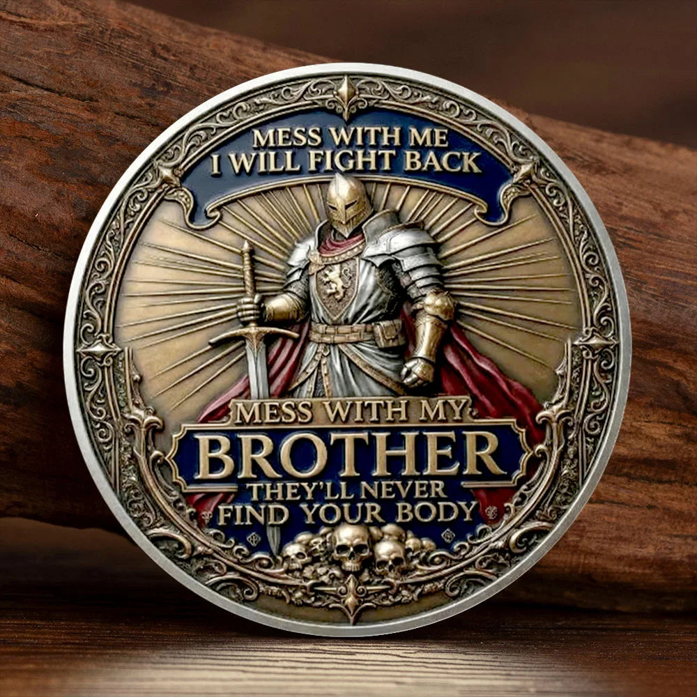 Brotherhood Commemorative Coin – Silver-Plated Keepsake