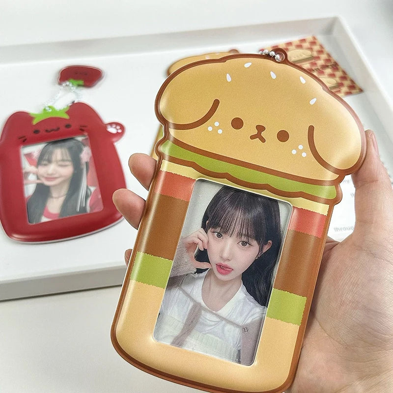 Cute Strawberry Card Holder for Photos and Idol Cards