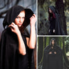 Black Wizard Cloak Costume Cape for Cosplay and Halloween