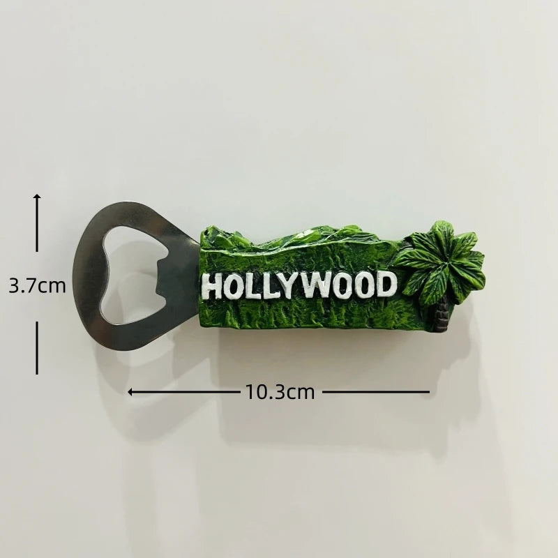3D Resin Fridge Magnets – Iconic American Landmarks