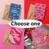 A collage of greeting cards and envelopes featuring birthday wishes, love messages, and colorful designs.