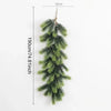 A long artificial pine garland with green needles, measuring 190cm or 74.8 inches.
