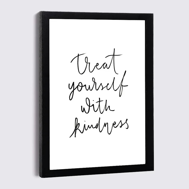 Elegant Wooden Picture Frame with Artistic Canvas Print