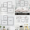 A set of canvas prints featuring various sizes and designs for wall decor.