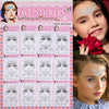 Pack of face stickers for well-being and charming designs featuring intricate facial patterns