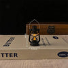 Vintage LED Glowing Lantern for Dollhouse & Night Light Decor