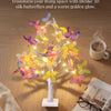 Butterfly Flower Tree Lamp with Warm Glow