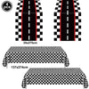 Race Car Birthday Party Balloon Decoration Set with Traffic Lights, Cones & Checkered Flags