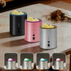 Three versions of an RGB candle warmer lamp with timer for wax melts and essential oils shown in different colors.