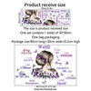 A set of butterfly and flower wall decals with various positive affirmations for bedroom decor