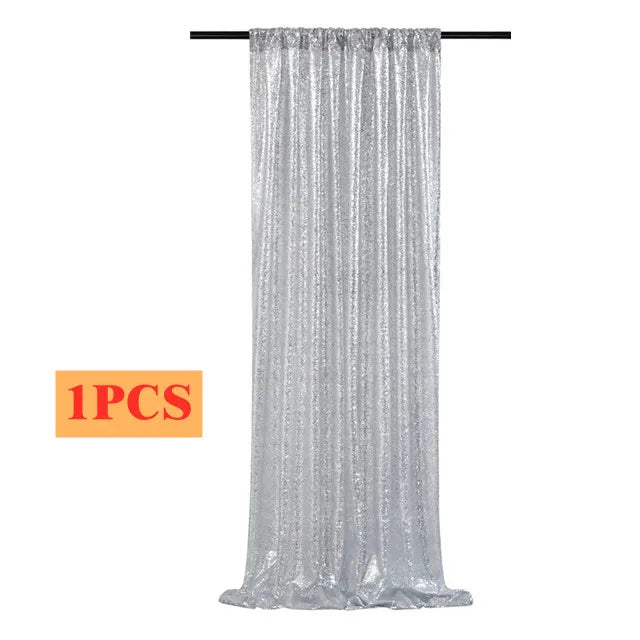 Sequin Backdrop Curtains – 2 Panels, 2ft x 8ft