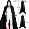 Black Wizard Cloak Costume Cape for Cosplay and Halloween