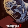 A stylized, menacing depiction of a skull face in a mask, rendered in shades of gray and blue against a dark background.