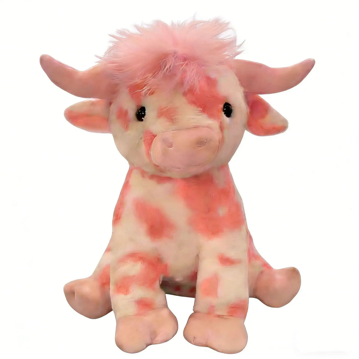 Pink Highland Cow Plush Toy – Soft Cuddly Stuffed Animal