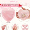 Heart-Shaped PVC Jewelry Storage Pouch