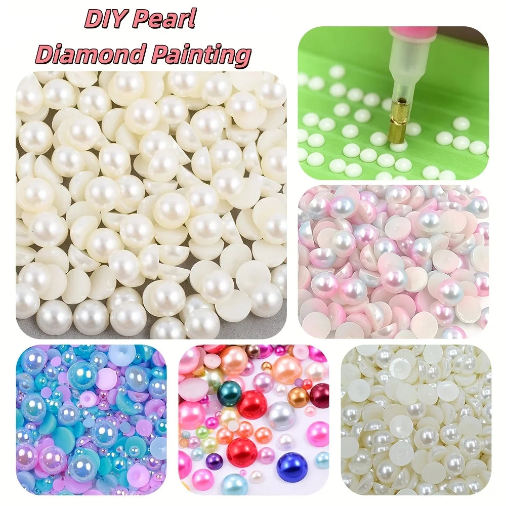 Pearl Diamond Painting Christmas Ornament Craft Kit