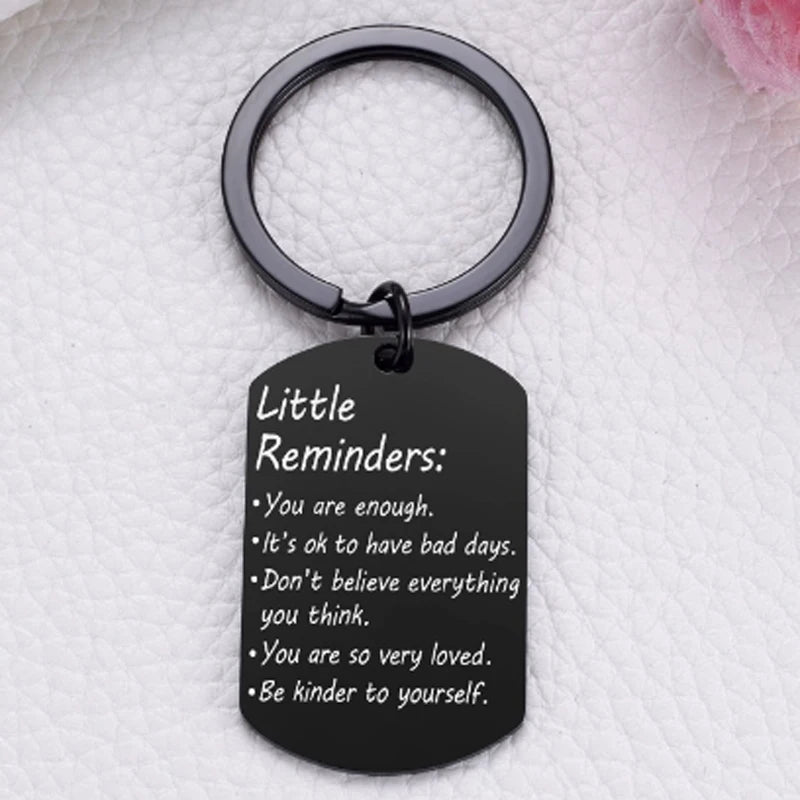 Little Reminders Keychain – Inspirational Mental Health Gift