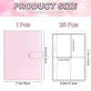 Pink reusable A5 photocard album binder with 1 pc and 25 pc options