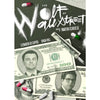 A canvas print featuring a collage of money, documents, and a portrait, with several pills scattered around.
