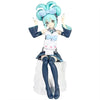 Gothic Lolita Miku action fairy doll with light blue hair and blue outfit