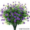 Bouquet de fleurs d'automne artificiel et d'Halloween avec feuillage violet et vert