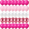 Rose Pink Metallic Latex Balloons for Parties & Celebrations