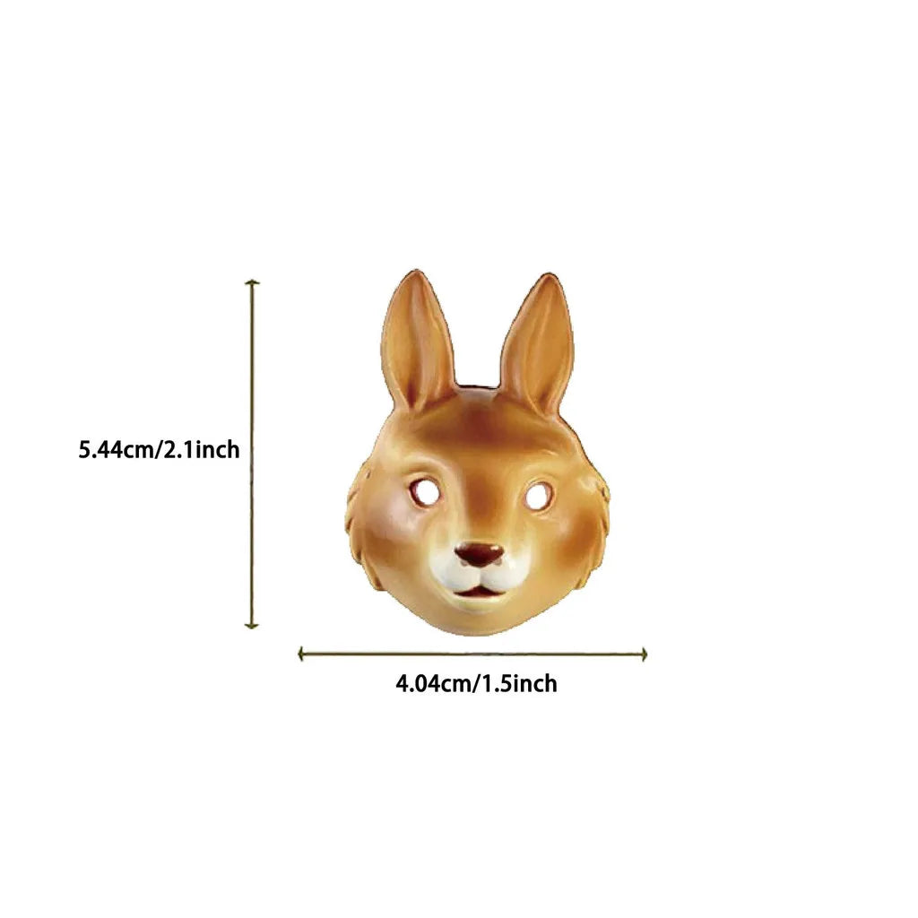 A golden-brown fox-like figurine with large ears and expressive eyes.