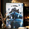 A poster featuring a dark cityscape silhouette and text for the LUCKI album.