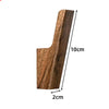 Vertikales Stück Naturholz als Wandhaken, 10 cm hoch und 2 cm breit.