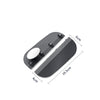 Black carbon fiber rearview mirror rain guard with integrated blind spot mirror
