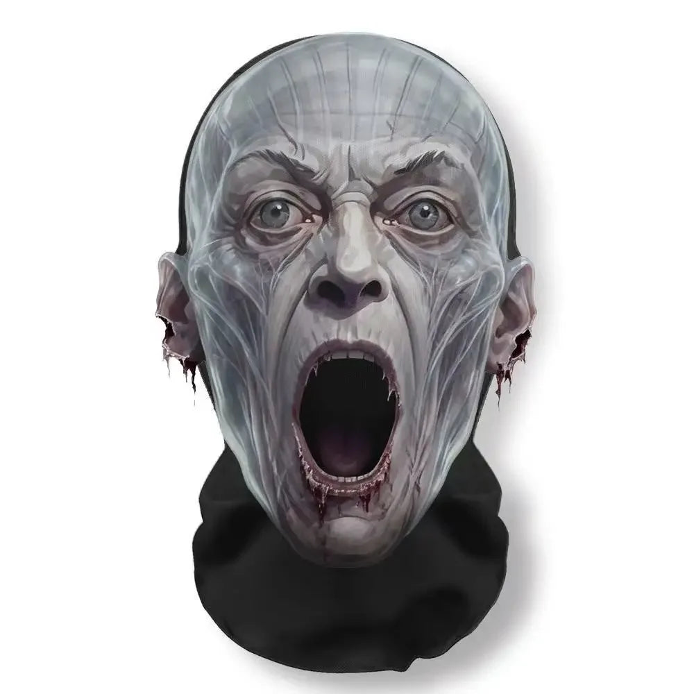 3D Scary Skull Horror Face Mask for Halloween