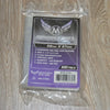 A clear plastic pack of 100 Mayday Games standard USA size card sleeves with a black label.