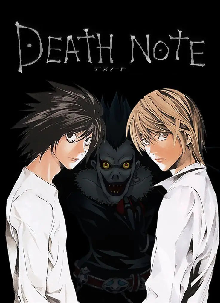 Death Note Anime Canvas Wall Art - Yagami Light Poster