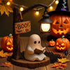 3D Resin Halloween Witch Lamp with Lantern