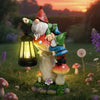 Solar-Powered Gnome Statue Light for Garden & Patio