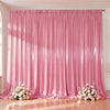 Elegant Satin Backdrop Curtain for Weddings and Events