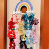 Rainbow Hair Clip Organizer Headband