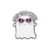 Halloween Enamel Pins Set - Cute Ghost, Black Cat, and Pumpkin Brooches for Kids