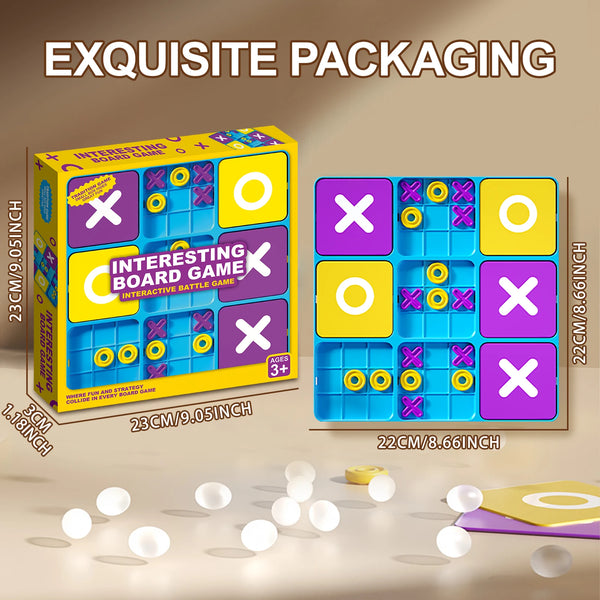 Classic Tic Tac Toe Board Game for Family Fun