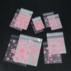Pink Cherry Blossom Self-Adhesive Storage Pouches