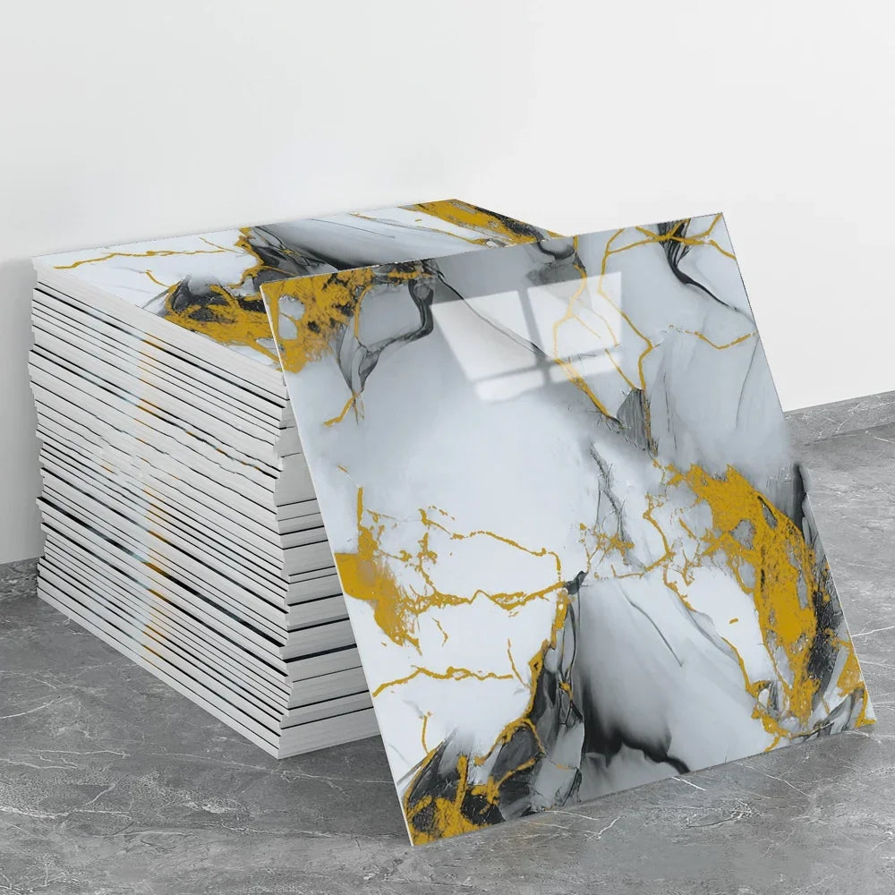 Peel-and-Stick Marble Wall Sticker for Home Decor