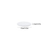 A round white corrugated cake board with a diameter of 15cm or 5.91 inches.