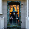 Large Halloween Witch Door Banner with Classic Spooky Design