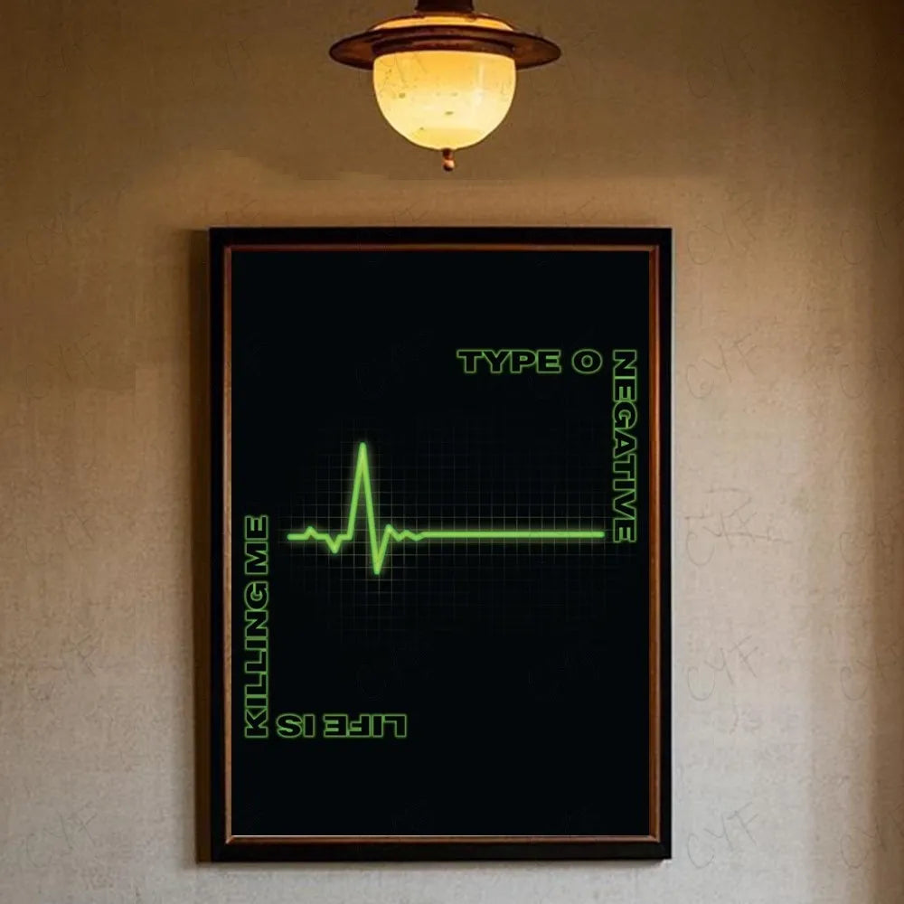 Type O Negative Band Poster – HD Art Print for Walls