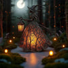 3D Resin Halloween Witch Lamp with Lantern