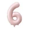 Pastel Pink & Blue Foil Number Balloon for Birthdays & Celebrations